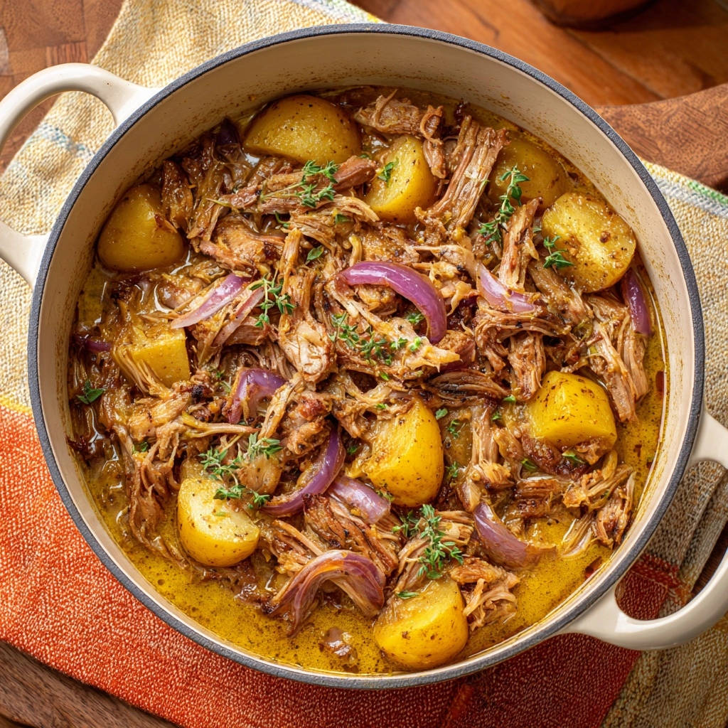 Zacht gestoofd gerecht met aardappelen en rode uien: jouw sappige succesrecept