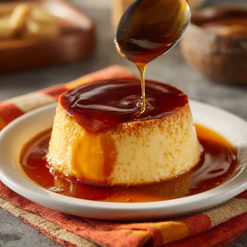 Caramelpudding (Nooit meer verbrande karamel!)