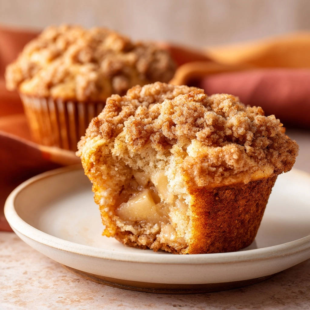 Sappige appelcrumble-muffins: geen zompige bodem meer!