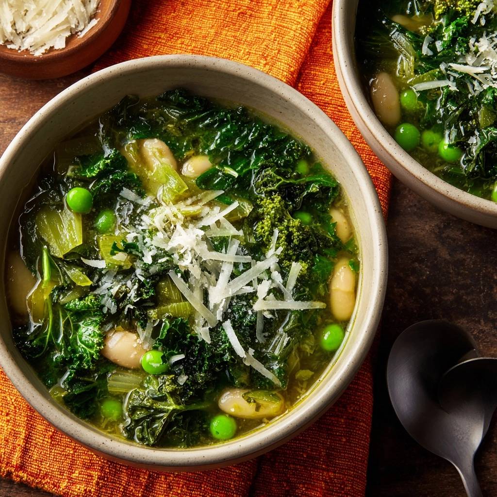 Groene boerenkool-bonen soep (nooit meer taaie boerenkool!)