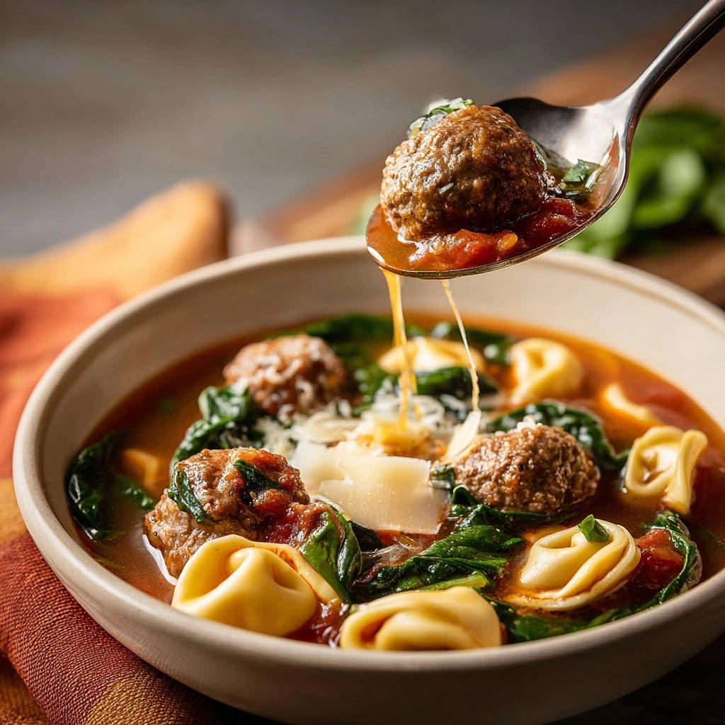 Italiaanse tortellini-soep met gehaktballetjes: uw recept voor stevige, sappige balletjes