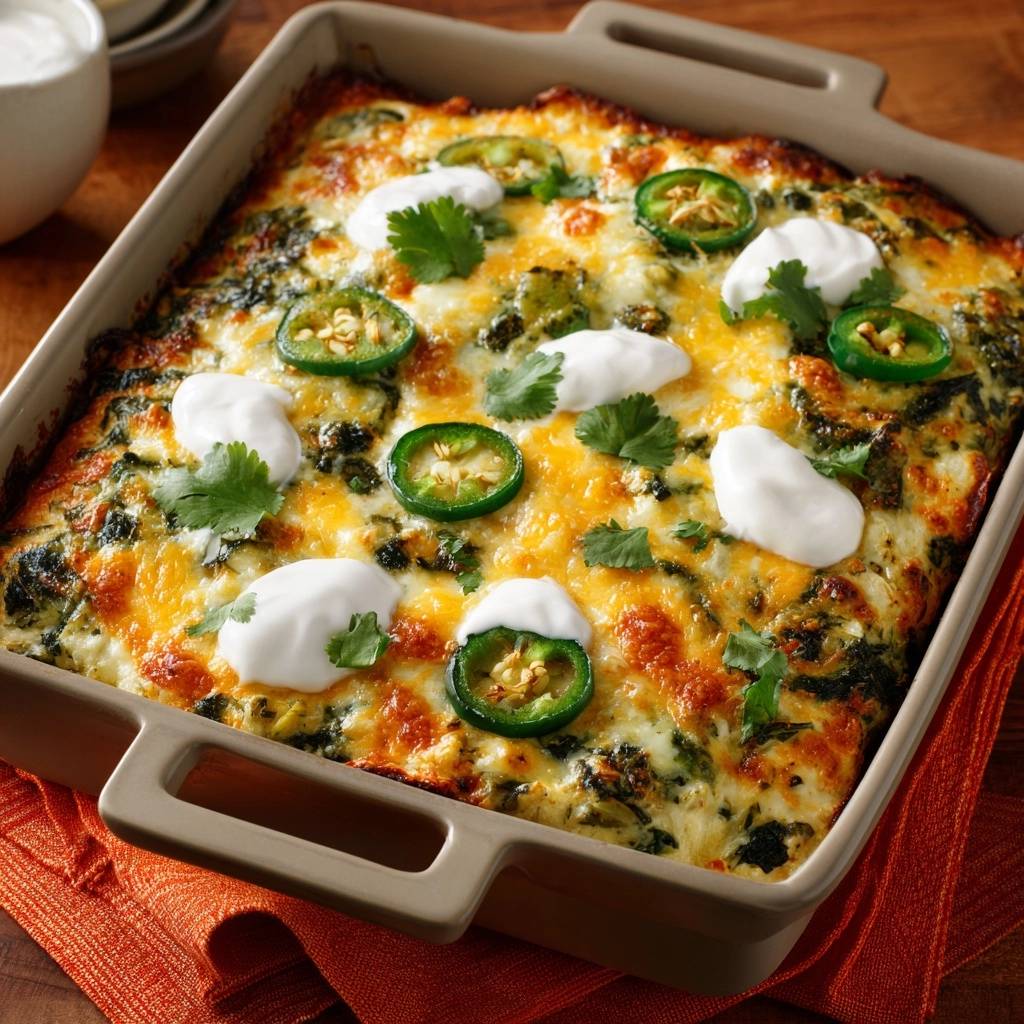 Mexicaanse spinazie-jalapeño-kaasovenschotel (Nooit meer waterige spinazie!)