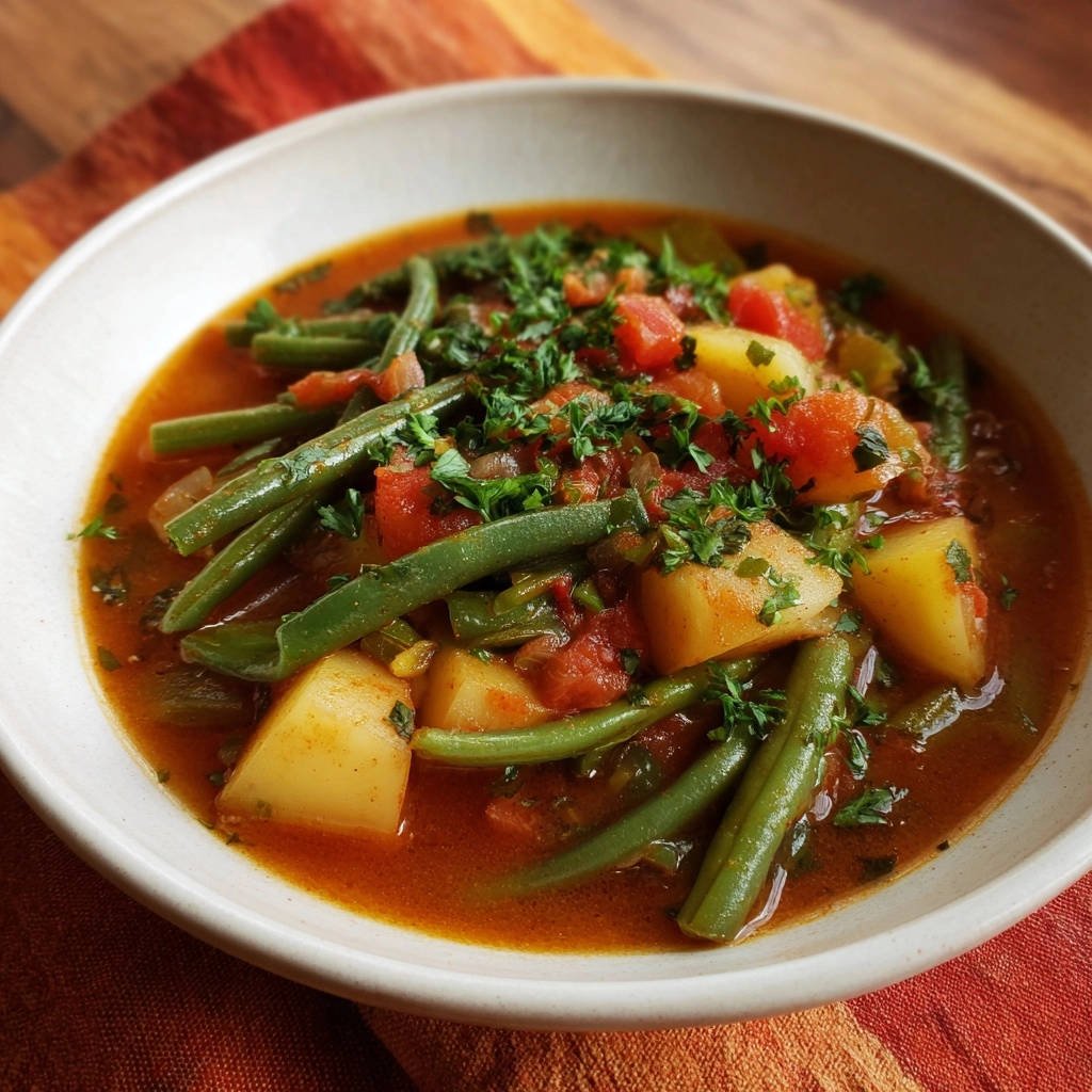 Hartige bonen-aardappelstoofpot: zachte groenten, nooit te gaar