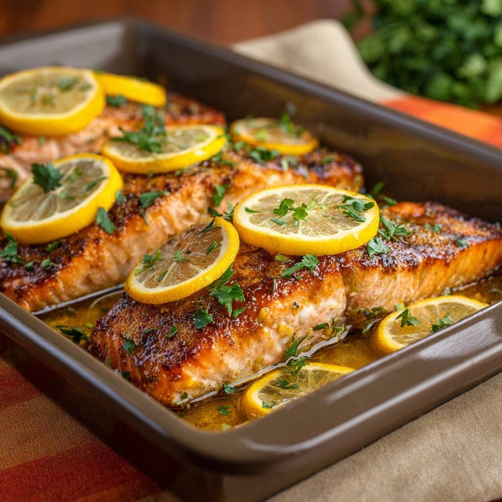 Knapperige citroenzalm uit de oven – gegarandeerd sappig!