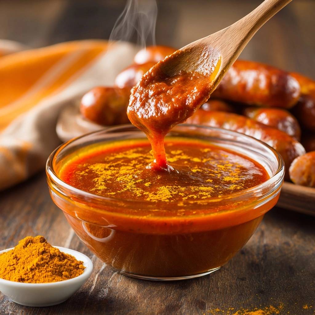 Currywurst met romige huisgemaakte saus (Geen waterige saus meer)