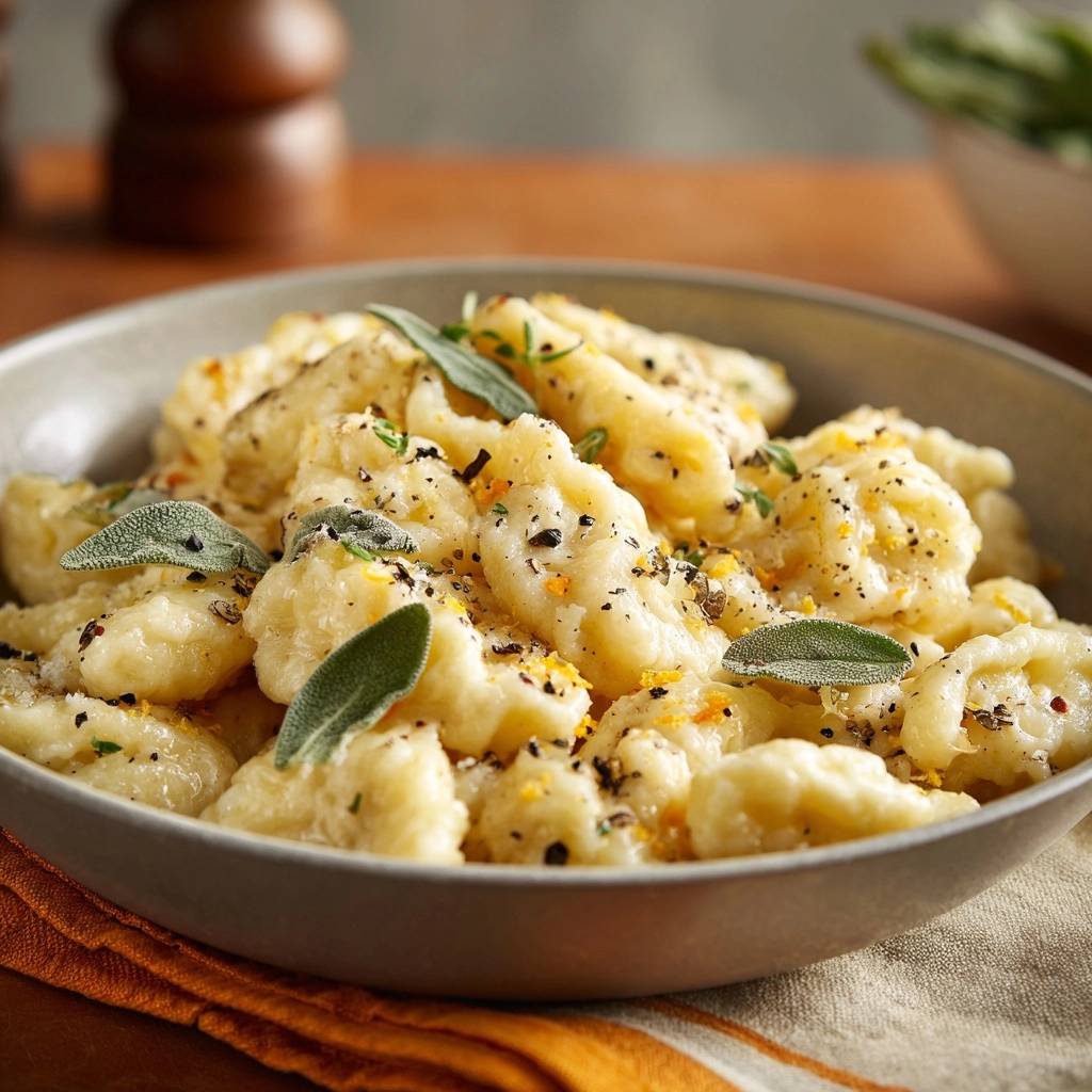 Salie-Gnocchi in bruine boter – luchtig & eenvoudig