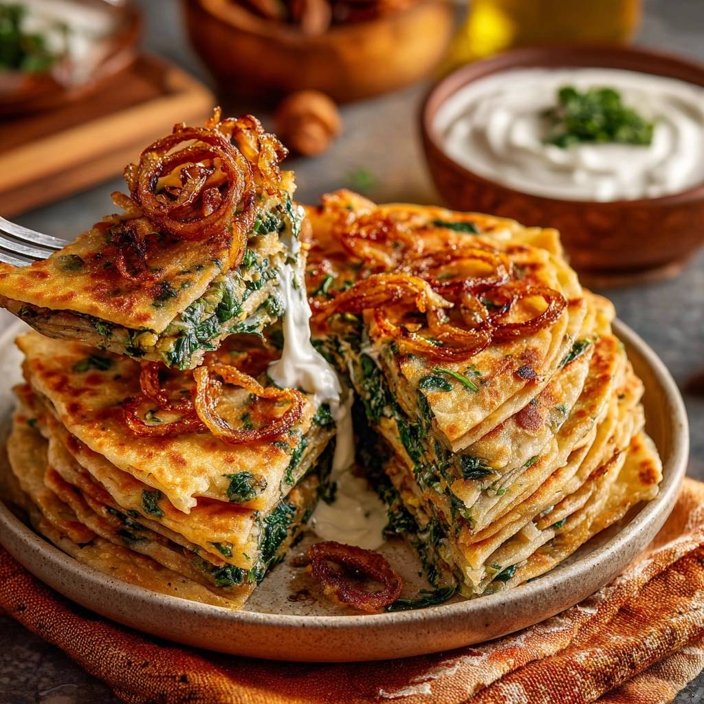 Knapperige Spinazie-Gözleme – Recept Zonder Plakken