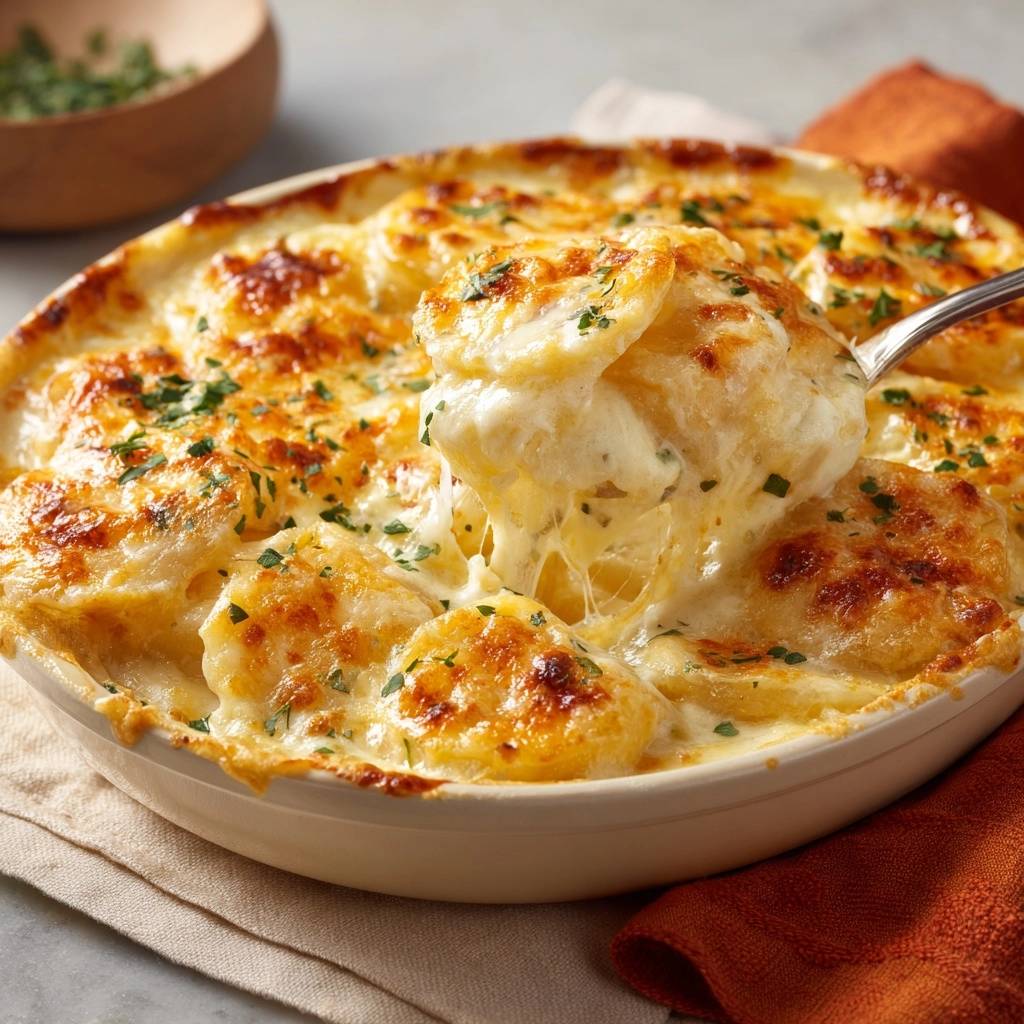 Romige aardappelgratin (Geen waterige saus meer)
