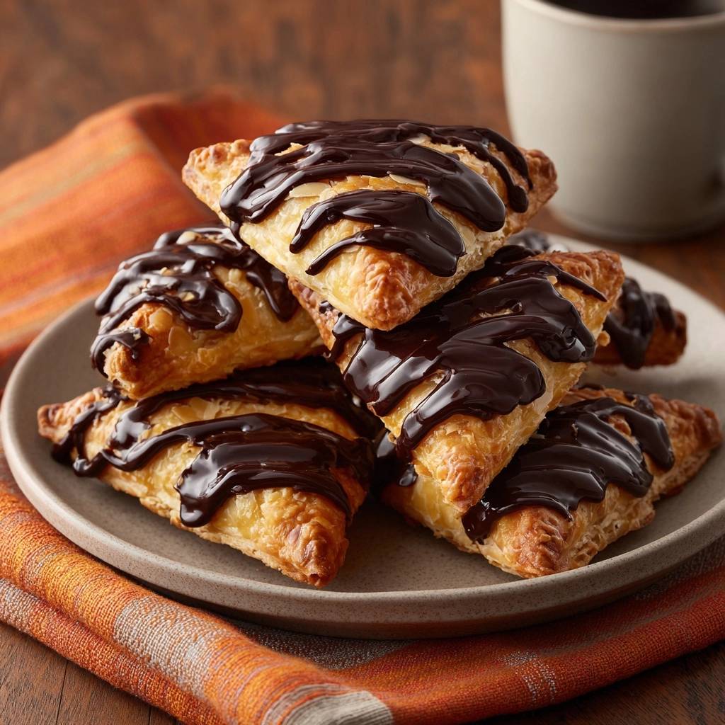 Chocolade-amandel-bladerdeegdriehoekjes (Nooit meer zompig bladerdeeg!)