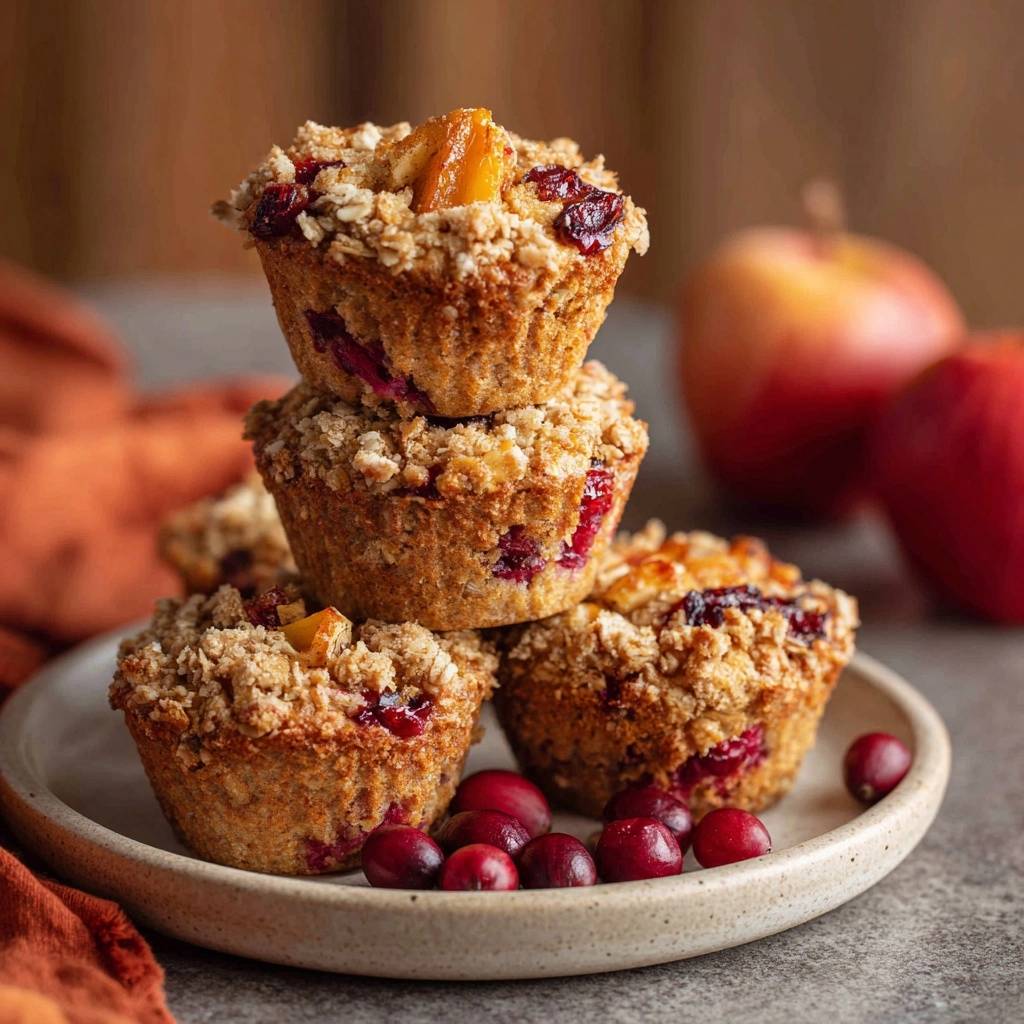Cranberry-Aprikozenhaasmoutenmuffins (Elke keer gegarandeerd luchtig)