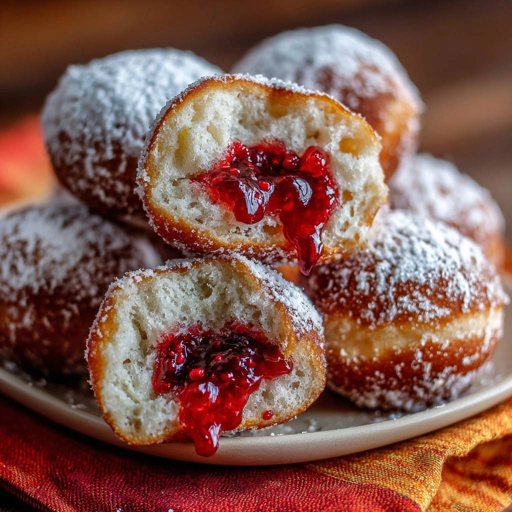 Frambozen-Berliner (Nooit meer knappen!)