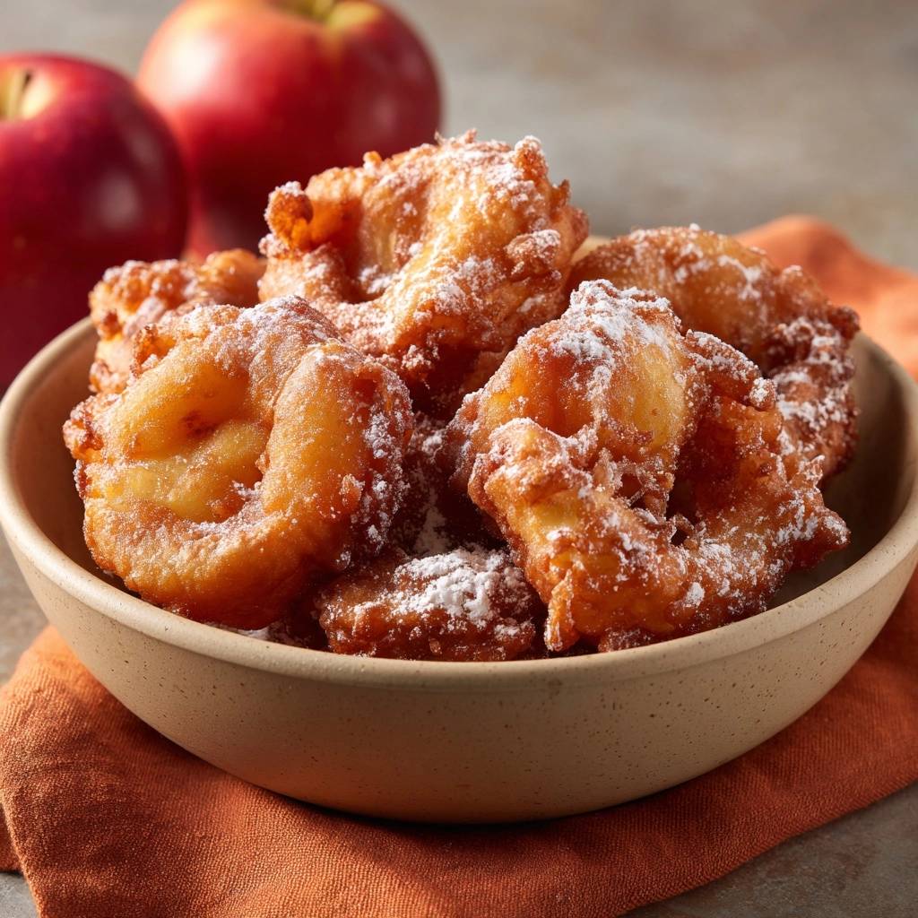 Knapperige appelringen (Nooit meer loslatend deeg!)