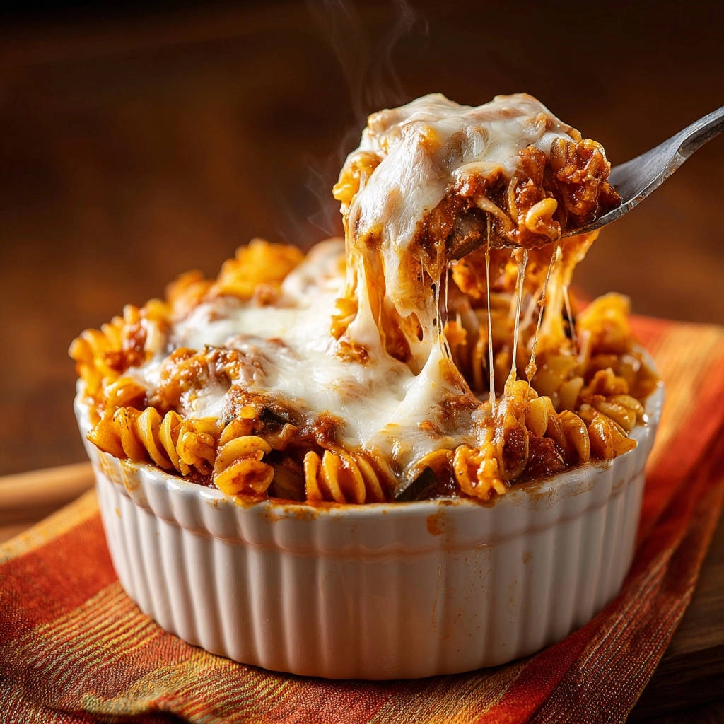 Hartige Oven-Fusilli met Kaaskorst: Sappig Genot Gegarandeerd!
