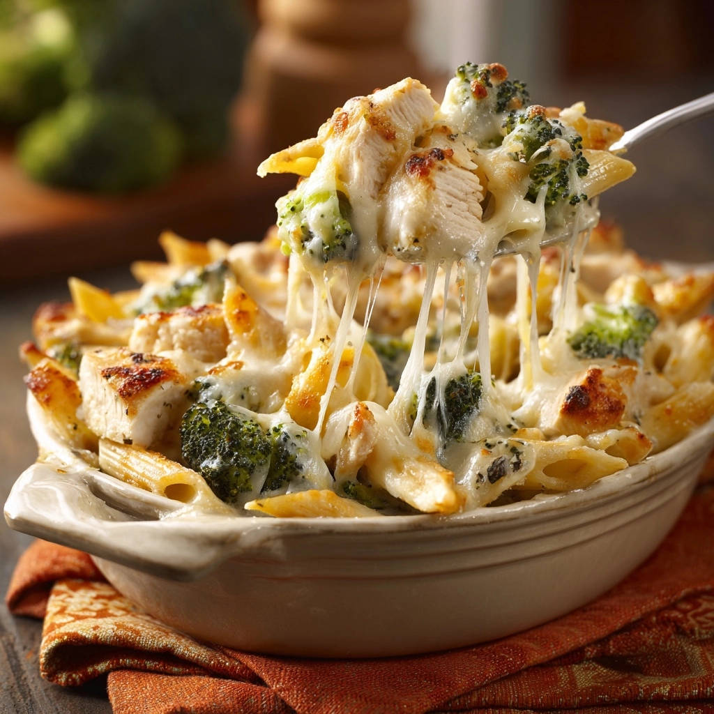 Romige kip-broccoli pasta ovenschotel: met perfecte kaassmelting