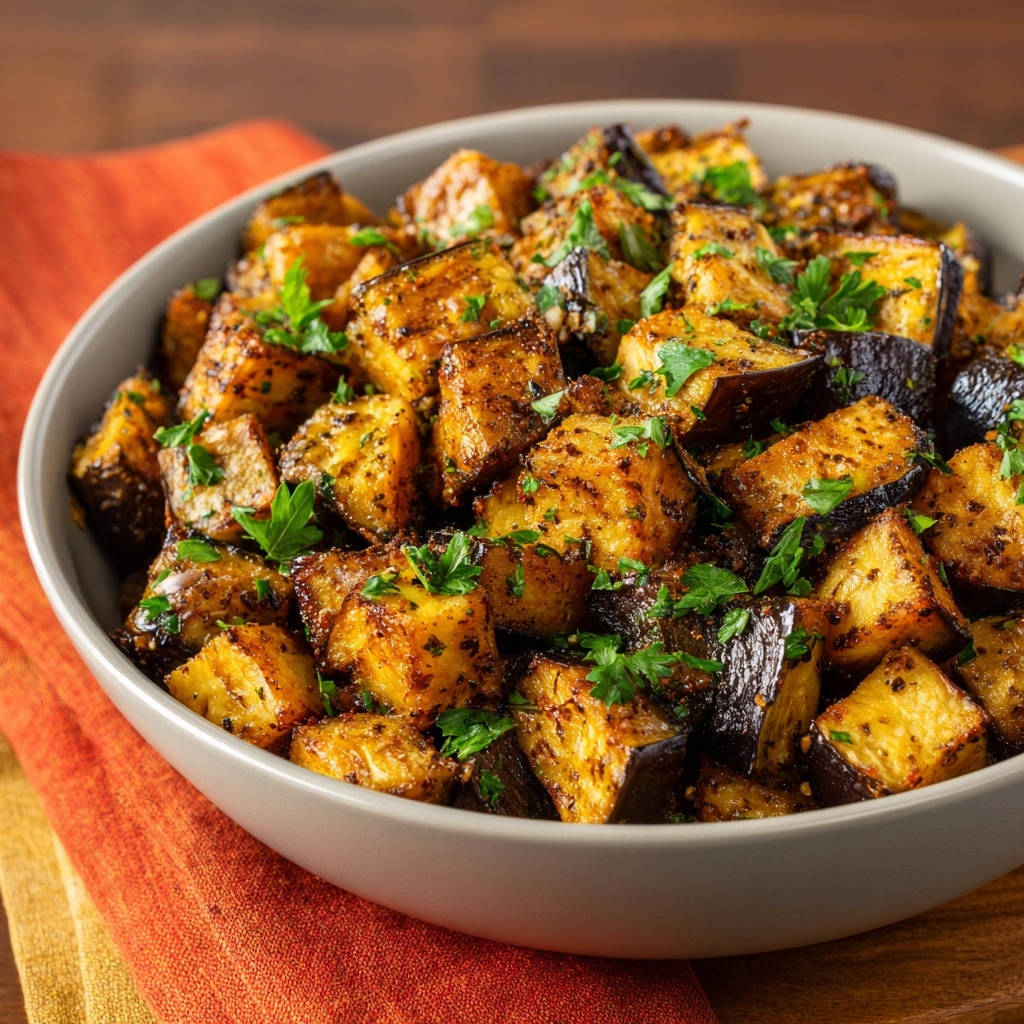 Goudbruine Oven-Aubergine: Knapperig en zacht zonder papperigheid!