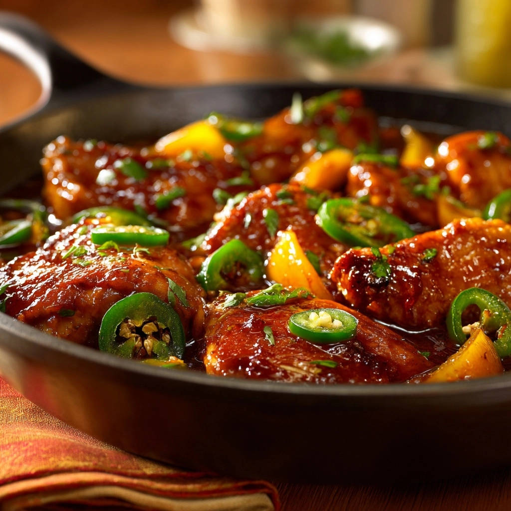 Exotische kippenpan met ananas en jalapeño: Nooit meer droge kip!