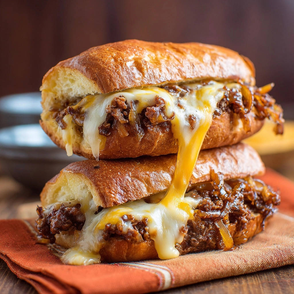 Sappige Kaas-Steak Sandwich: Jouw Geheim voor Malse Hapjes