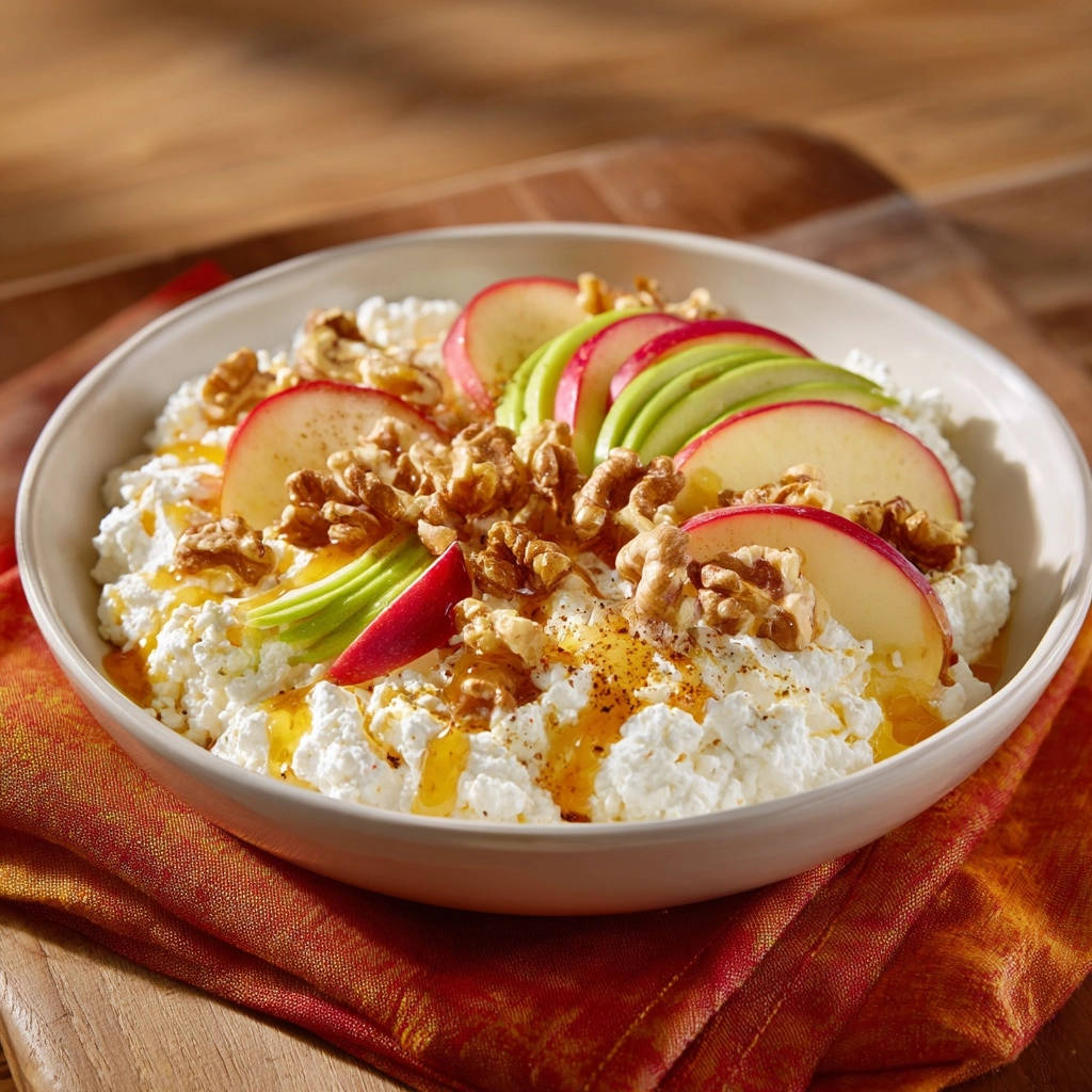 Korstige verse kaas met appel & walnoot: nooit meer saai!