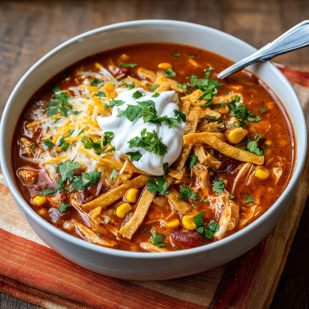 Hartige kip-tortillasoep: zo smaakt ze aromatisch en onweerstaanbaar zacht!