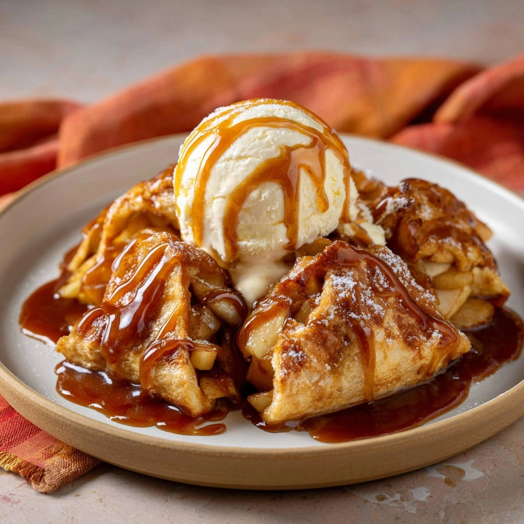 Appel-karamelpakketjes met vanille-ijs: sappig en nooit papperig!