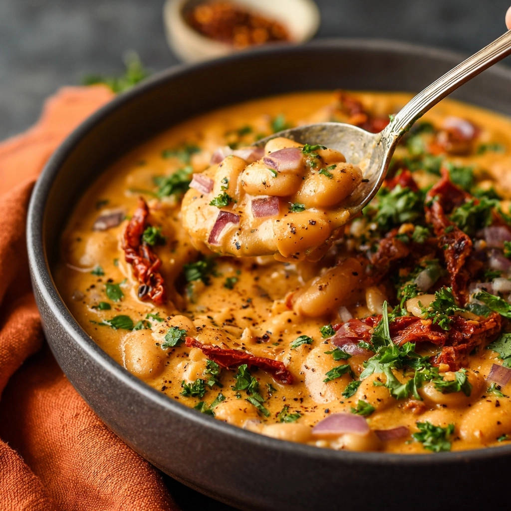 Romige tomaten-bonenpan: nooit meer papperige bonen!