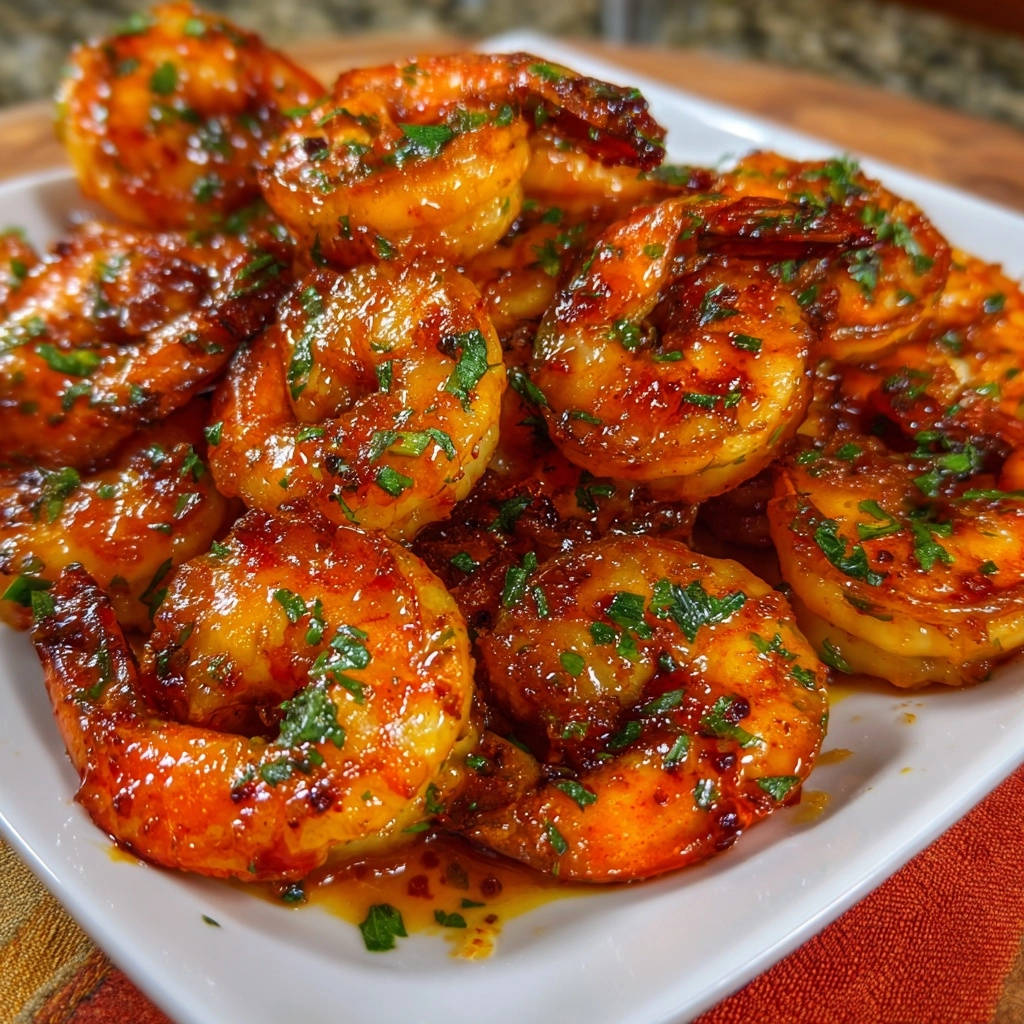 Glanzende knoflook-chili-garnalen: Perfect mals in slechts 10 minuten