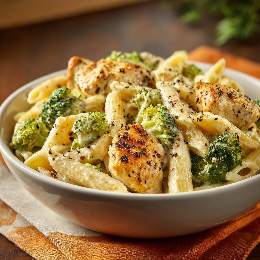 Romige kip-broccoli pasta: Nooit meer droge kip!