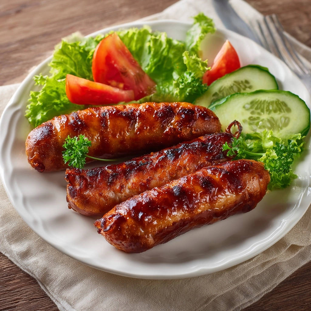 Perfect gegrilde worstjes met salade: Het geheim van malse hapjes