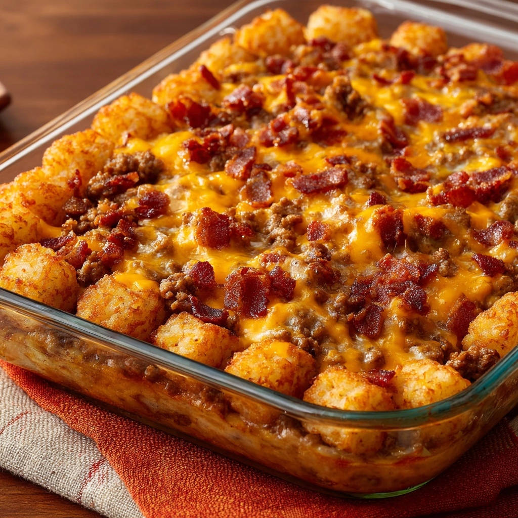 Hartige knapperige ovenschotel met Tater Tots: Zo worden ze onweerstaanbaar krokant!