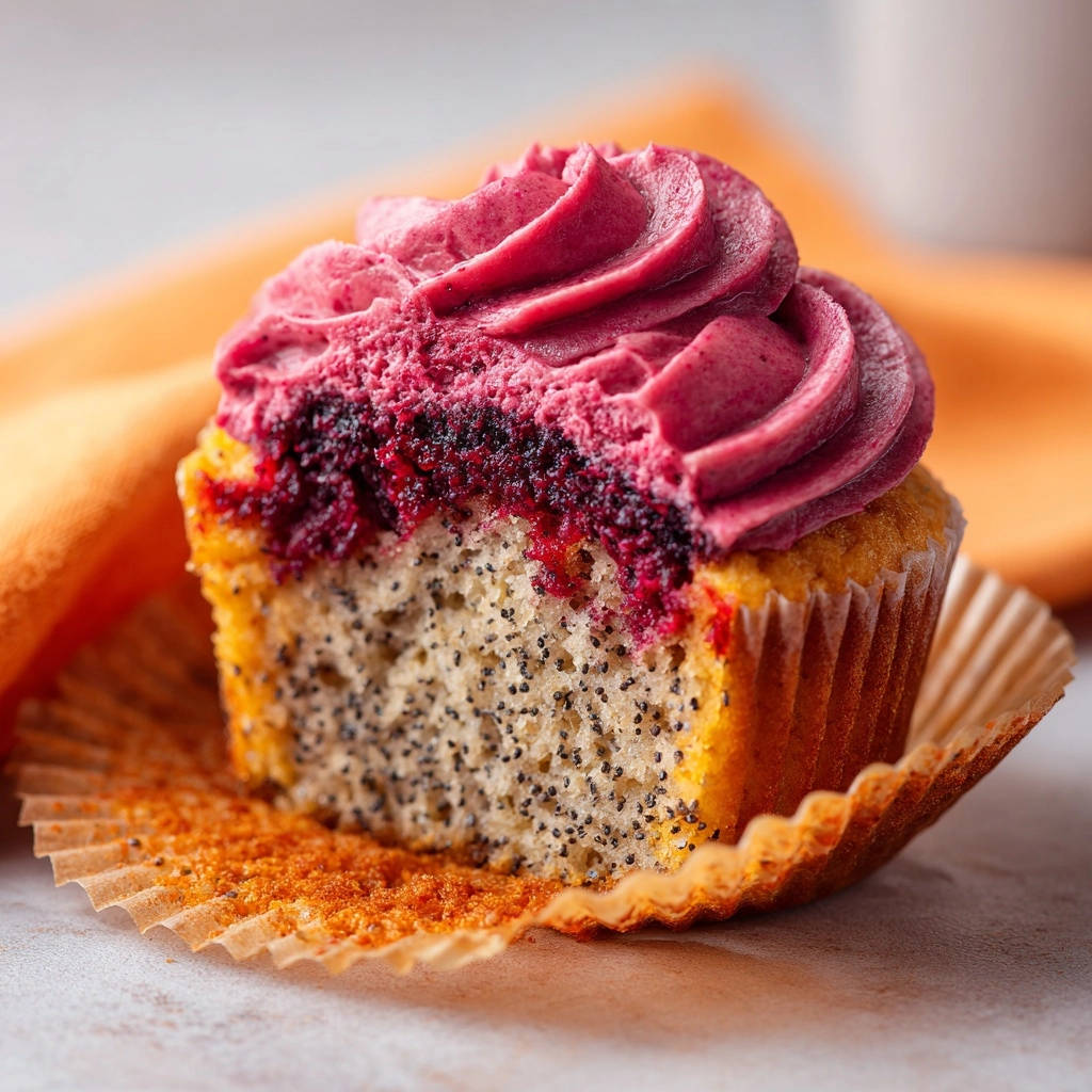 Sappige Maanzaad-Bessen-Cupcakes: Nooit meer droge smaaksensaties