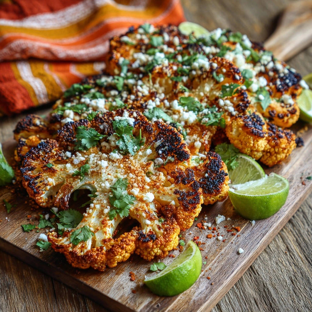 Geroosterde bloemkoolsteaks met feta en limoen: hemels gekaramelliseerd