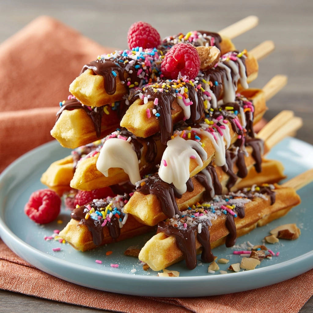 Wafel-Pops Deluxe: Perfect luchtig en stevig genieten