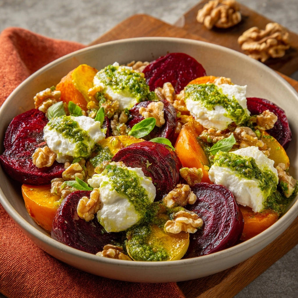 Kleurrijke Rode Bietensalade: Het Geheim van Zachte Knollen