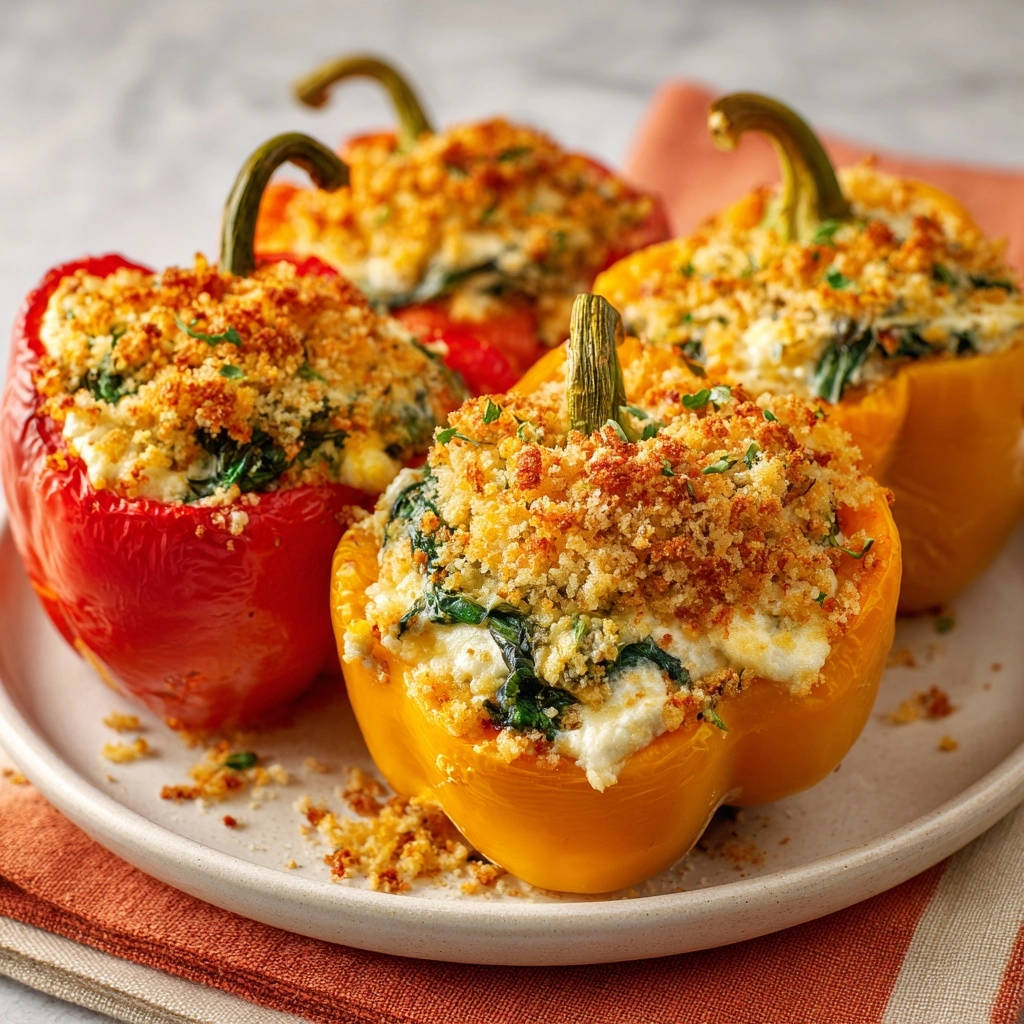 Gevulde paprika’s voor fijnproevers: Het geheim van knapperige perfectie