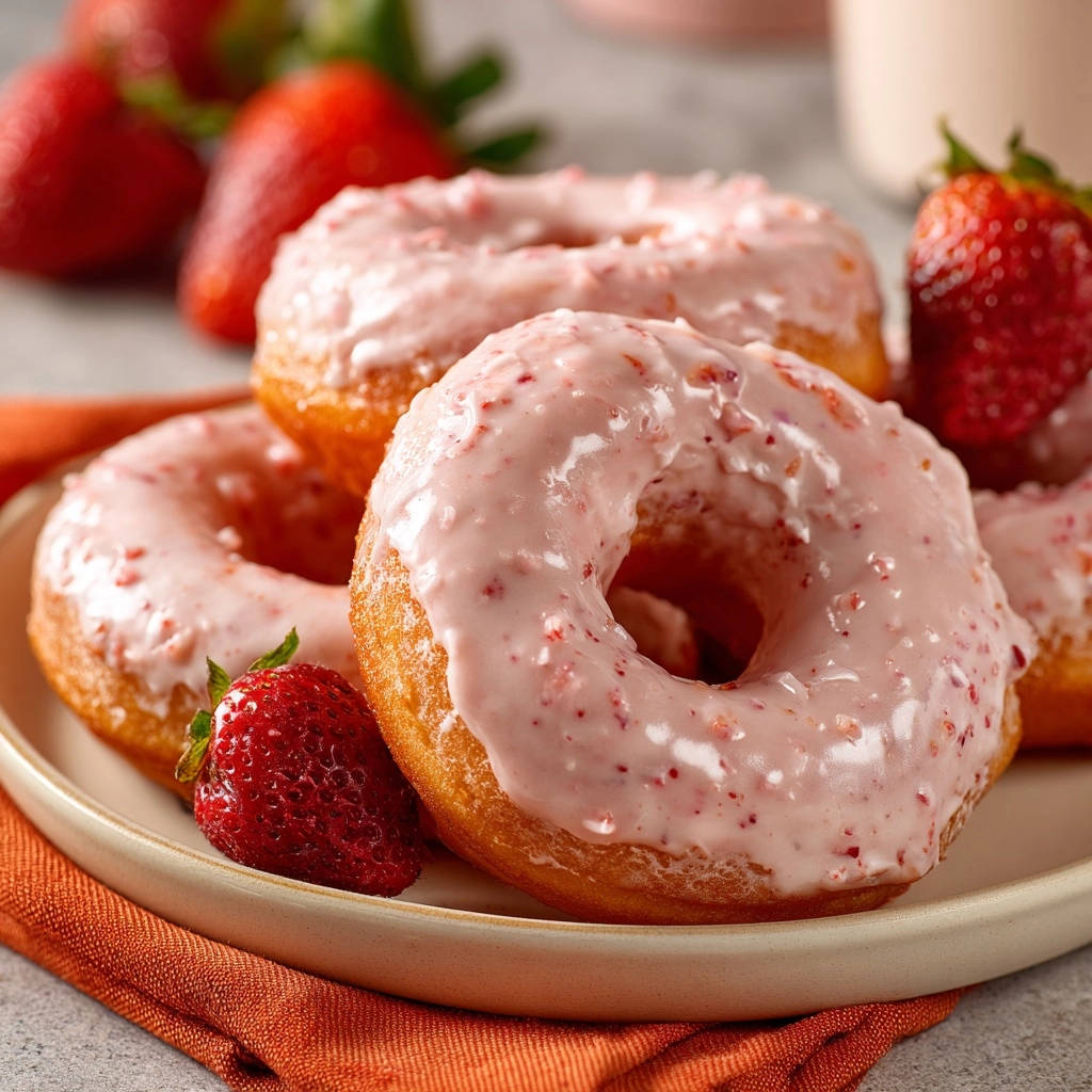 Aardbeerglazuurde donuts: luchtig en met perfecte glazuur