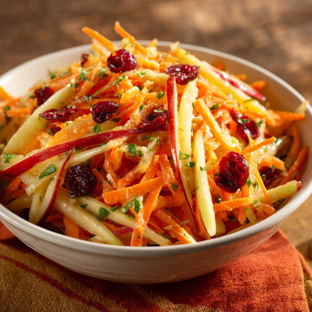Knapperige Wortel-Appelsalade: Nooit Meer Bruine Appels!