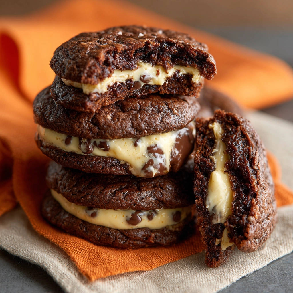 Chocolade Sandwich Koekjes: Nooit Meer Droge Chocoladekoekjes!