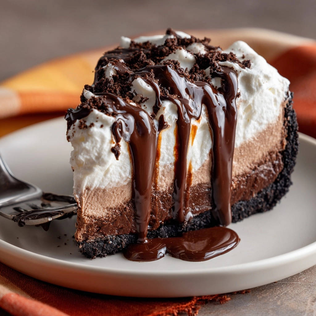 Driedubbele chocolade-mousse taart: perfect snijvast genieten