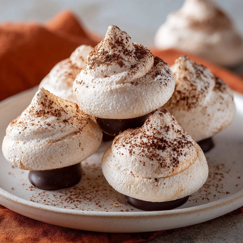 Kakaopoeder-Meringue-Torentjes: Krokant & nooit meer plakkerig!