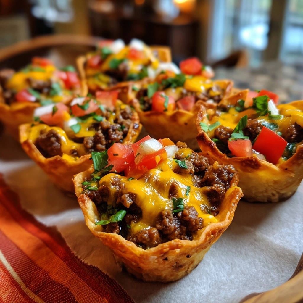 Mini Taco-Cups Deluxe: Het geheim van onweerstaanbaar knapperige hapjes