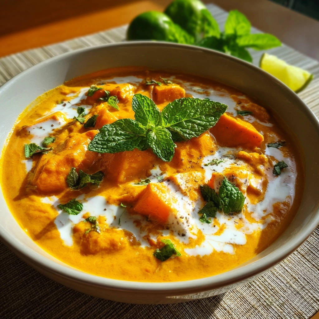 Romige zoete-aardappelcurry: Perfect zacht, nooit papperig