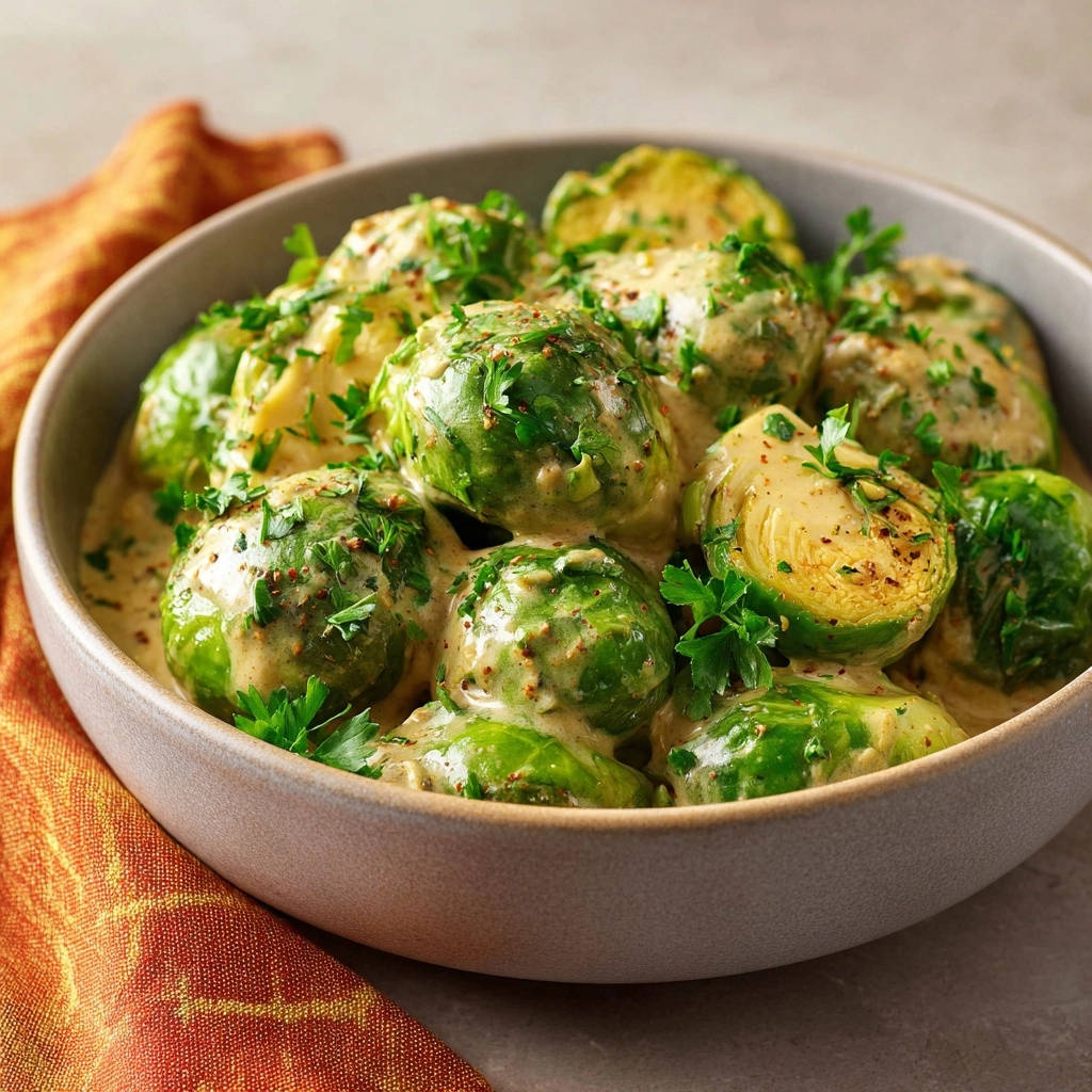 Romige spruitjes met mosterdsaus: Het geheim voor een knapperig genot