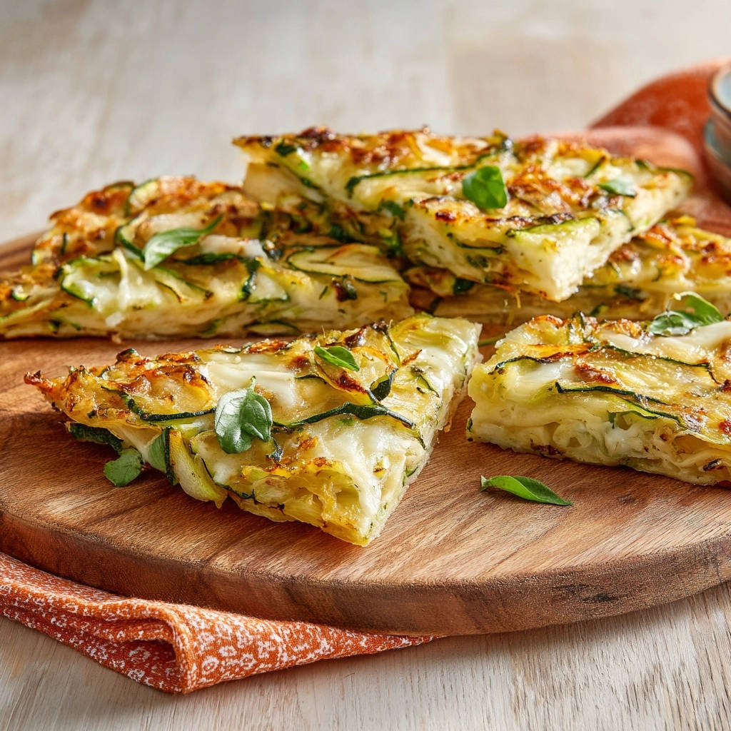 Sappig Courgette-Kaasflatbread: Nooit meer zompige bodem!